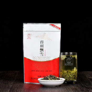 睿利飘雪 高山茶叶 三伏天品质茉莉花 醇香浓郁  自封自立袋100克 快乐系列