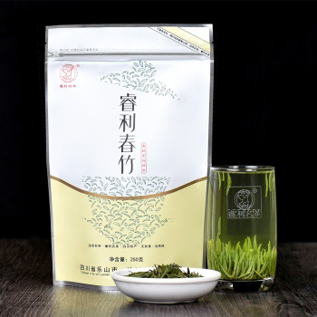 睿利春竹高山绿茶 自封自立袋250克  美好系列
