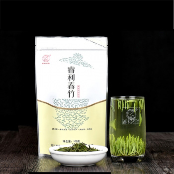 睿利春竹高山绿茶 自封自立袋100克  美好系列