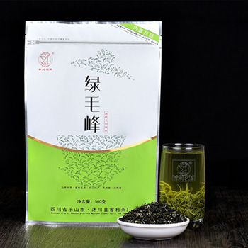 春茶绿毛峰自封自立袋500克	美好系列