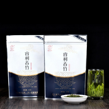 睿利春竹早春明前高山生态绿茶 自封自立袋2×250克 吉祥系列