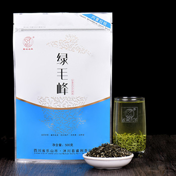 明前早春绿毛峰自封自立袋500克 如意系列	