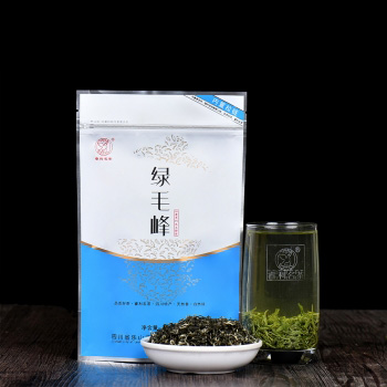 明前早春绿毛峰自封自立袋100克 如意系列
